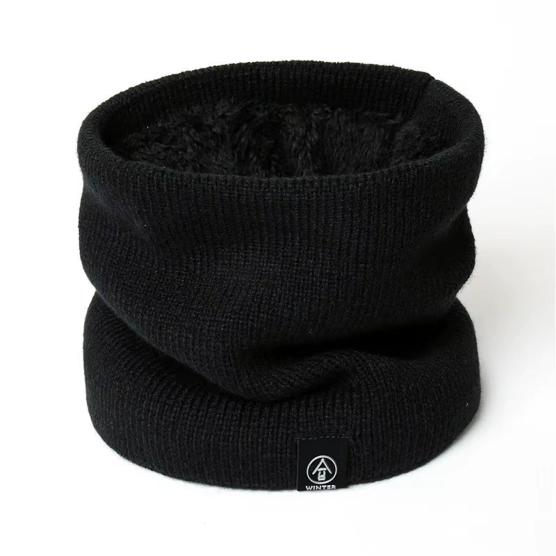 Fashion Women Knitted Scarf Solid Cashmer like Winter Snood Scarves Lady Warm Thick Unisex Men Neck Scarfs Ring