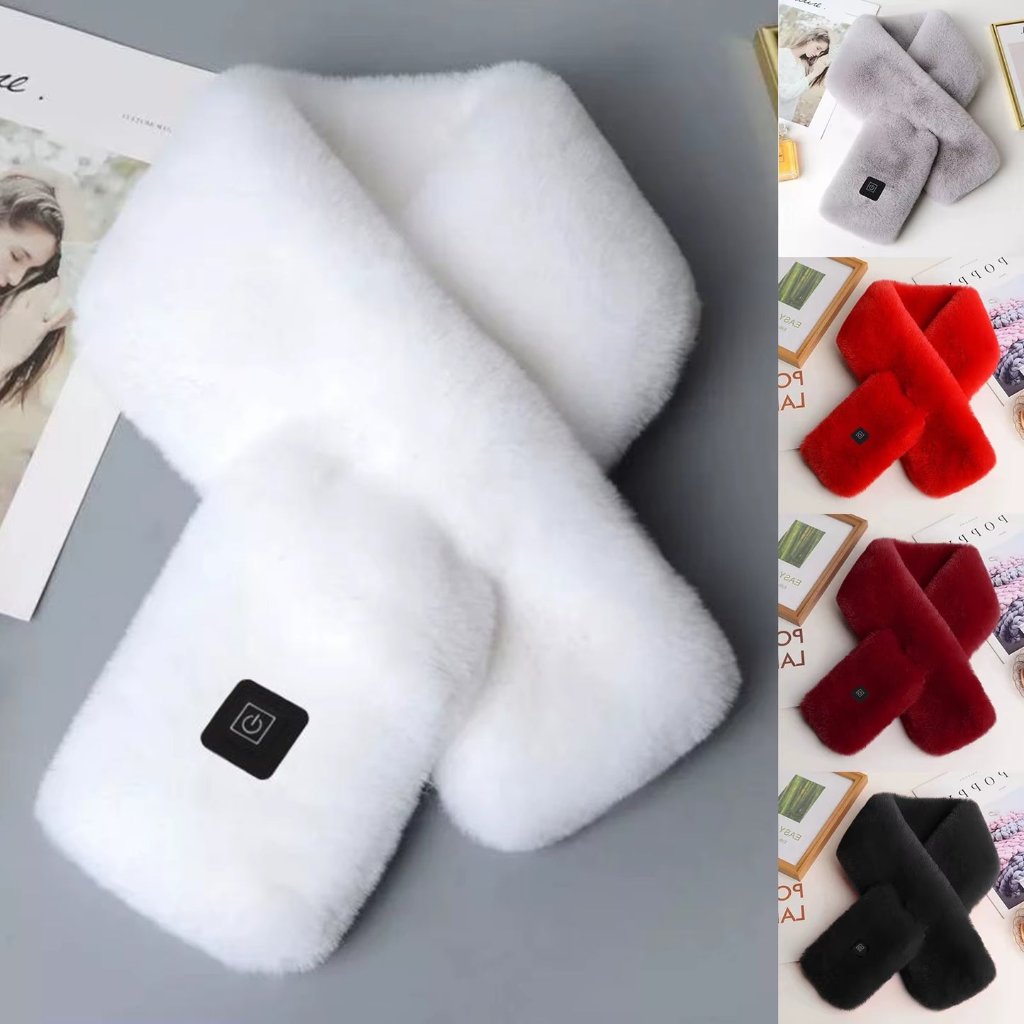 Scarf Winter Women Wrap with Neck Scarf Heating Women Heated Pad Neck Scarf for Men Warming and Heated Scarf Cashmere Scarf