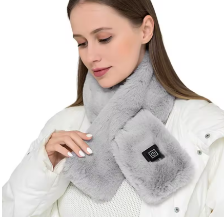Écharpe Chauffante USB – 3 Niveaux de Température (45°C, 55°C, 65°C)