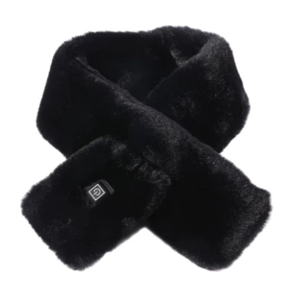 Women Men Unisex Winter Fever Scarf Smart Heating USB Charging Keep Warm Heating Plush Soft Comfortable