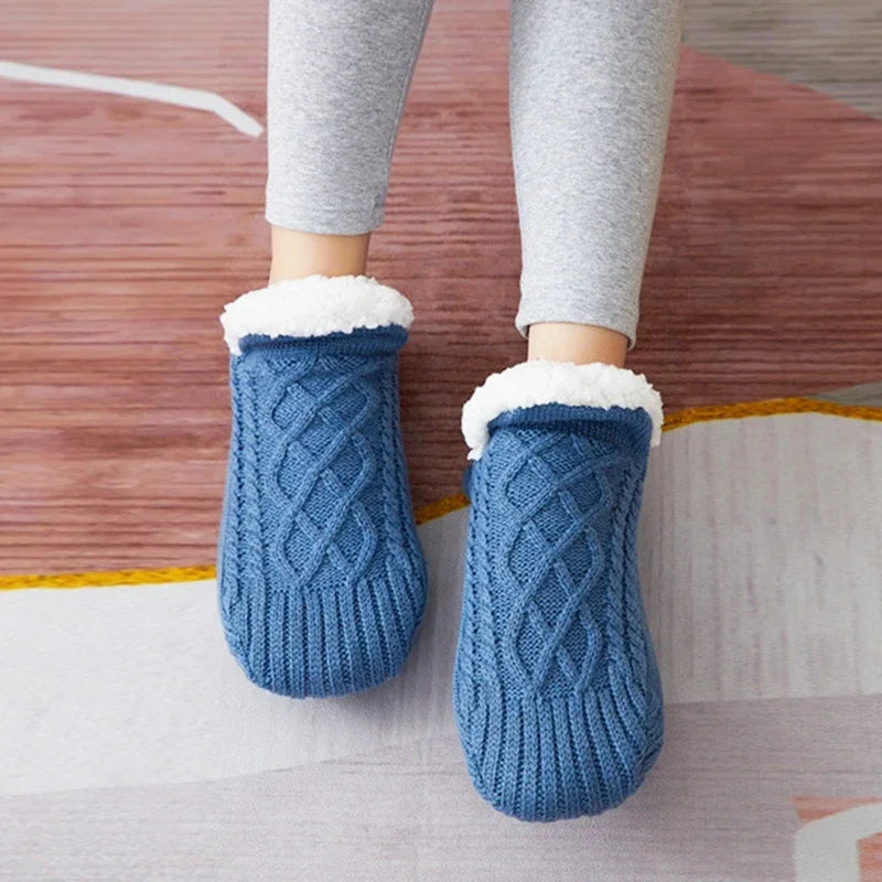 Chaussons-Chaussettes Ultra-Doux – Chaleur Cocooning jusqu’au Printemps