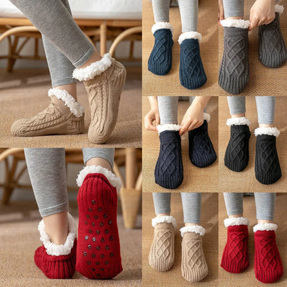 Chaussons-Chaussettes Ultra-Doux – Chaleur Cocooning jusqu’au Printemps