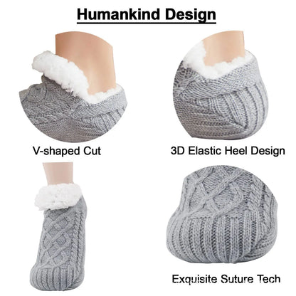 Chaussons-Chaussettes Ultra-Doux – Chaleur Cocooning jusqu’au Printemps