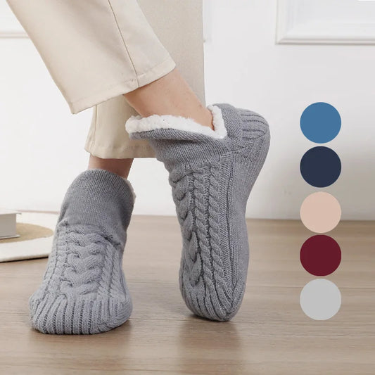 Chaussons-Chaussettes Ultra-Doux – Chaleur Cocooning jusqu’au Printemps