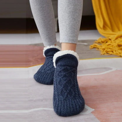 Chaussons-Chaussettes Ultra-Doux – Chaleur Cocooning jusqu’au Printemps